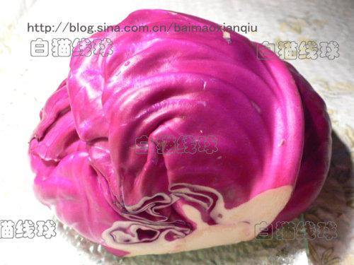 紫甘蓝拌豆腐丝的做法